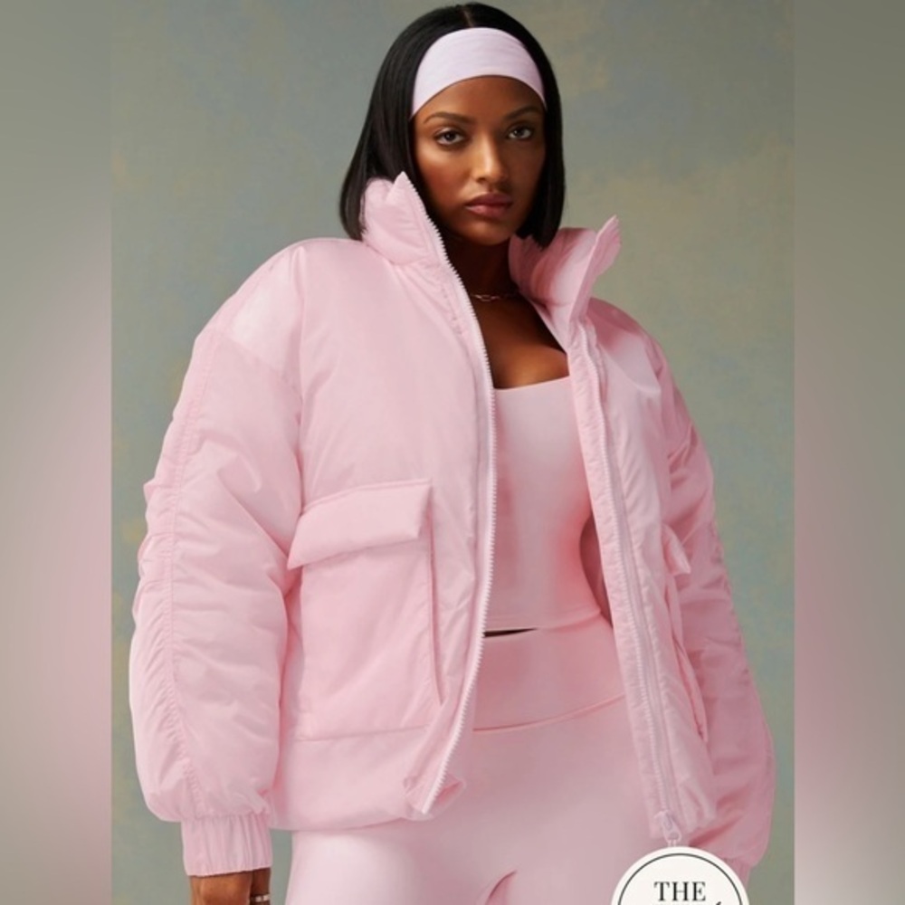 FABLETICS ALL WEATHER JACKET Soft Pink Shine 3X